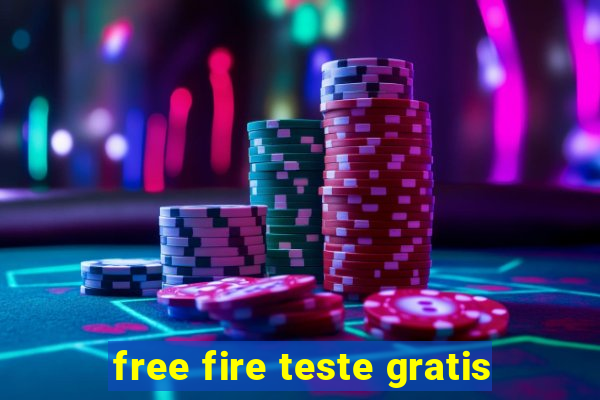 free fire teste gratis