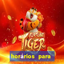 horários para jogar fortune rabbit