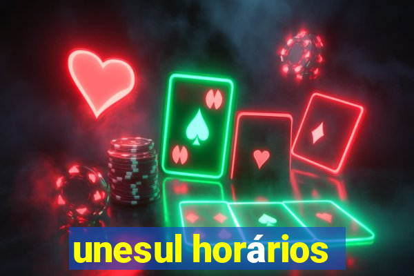 unesul horários