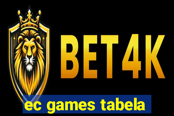 ec games tabela