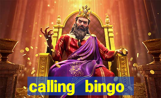 calling bingo numbers out