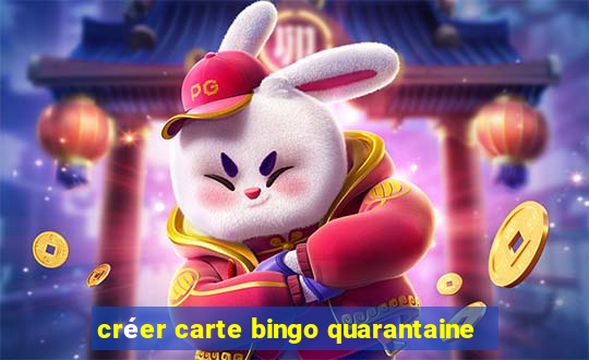 créer carte bingo quarantaine