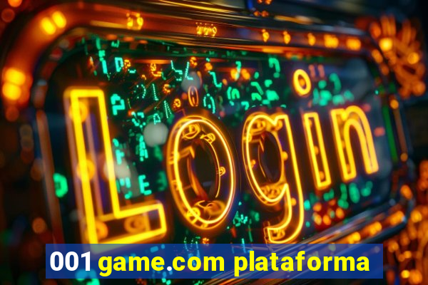 001 game.com plataforma