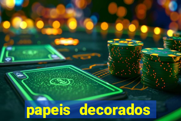 papeis decorados para imprimir