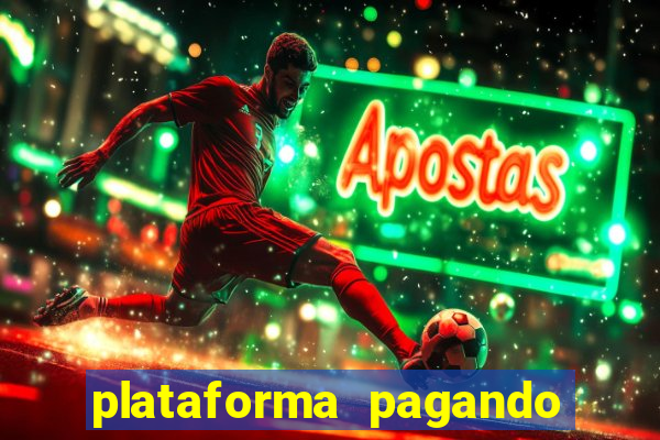 plataforma pagando no cadastro slot