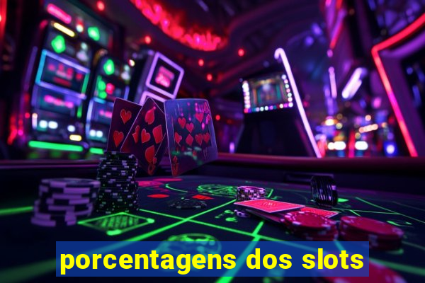 porcentagens dos slots