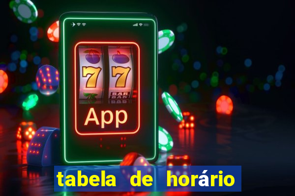 tabela de horário fortune tiger