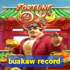 buakaw record