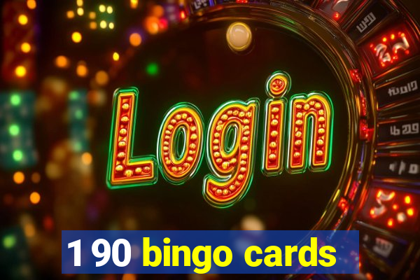 1 90 bingo cards