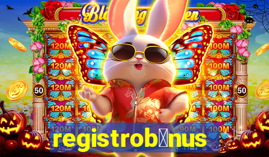 registrob么nus