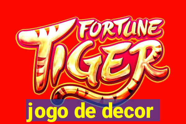 jogo de decor