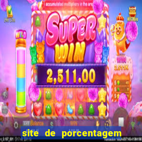 site de porcentagem de slot