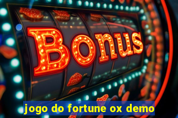 jogo do fortune ox demo