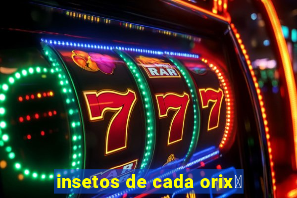 insetos de cada orix谩