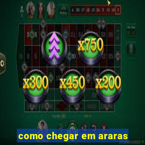 como chegar em araras