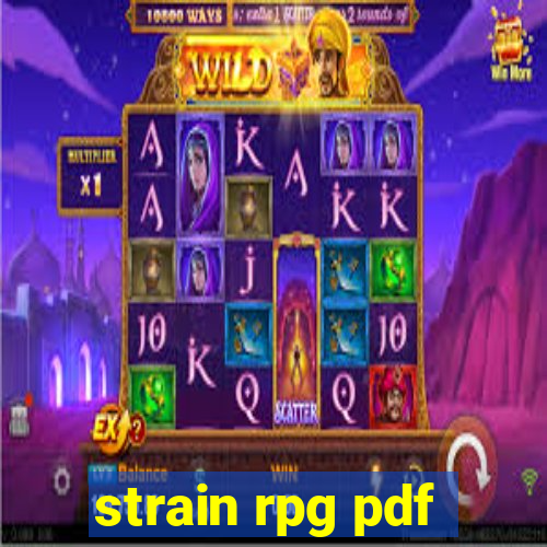 strain rpg pdf