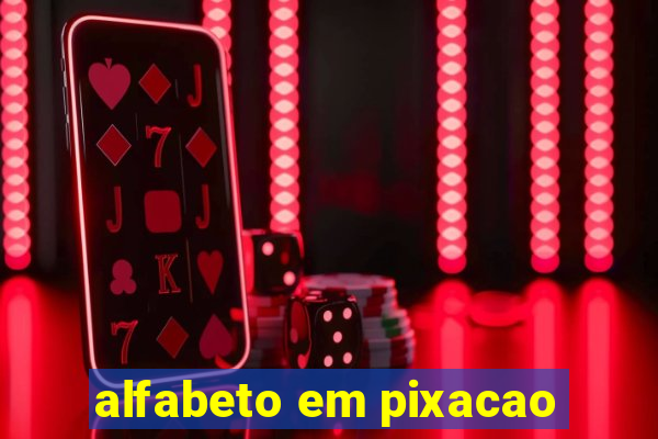 alfabeto em pixacao