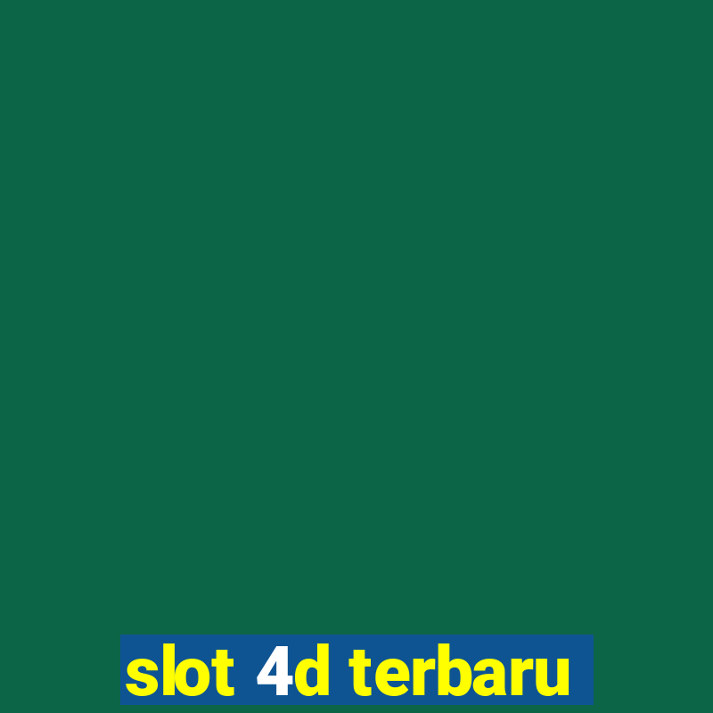 slot 4d terbaru