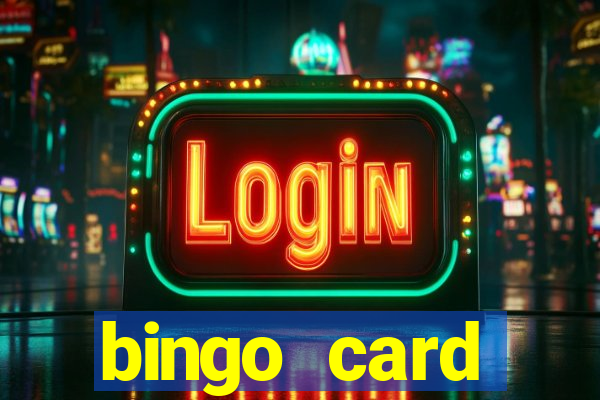 bingo card generator with pictures