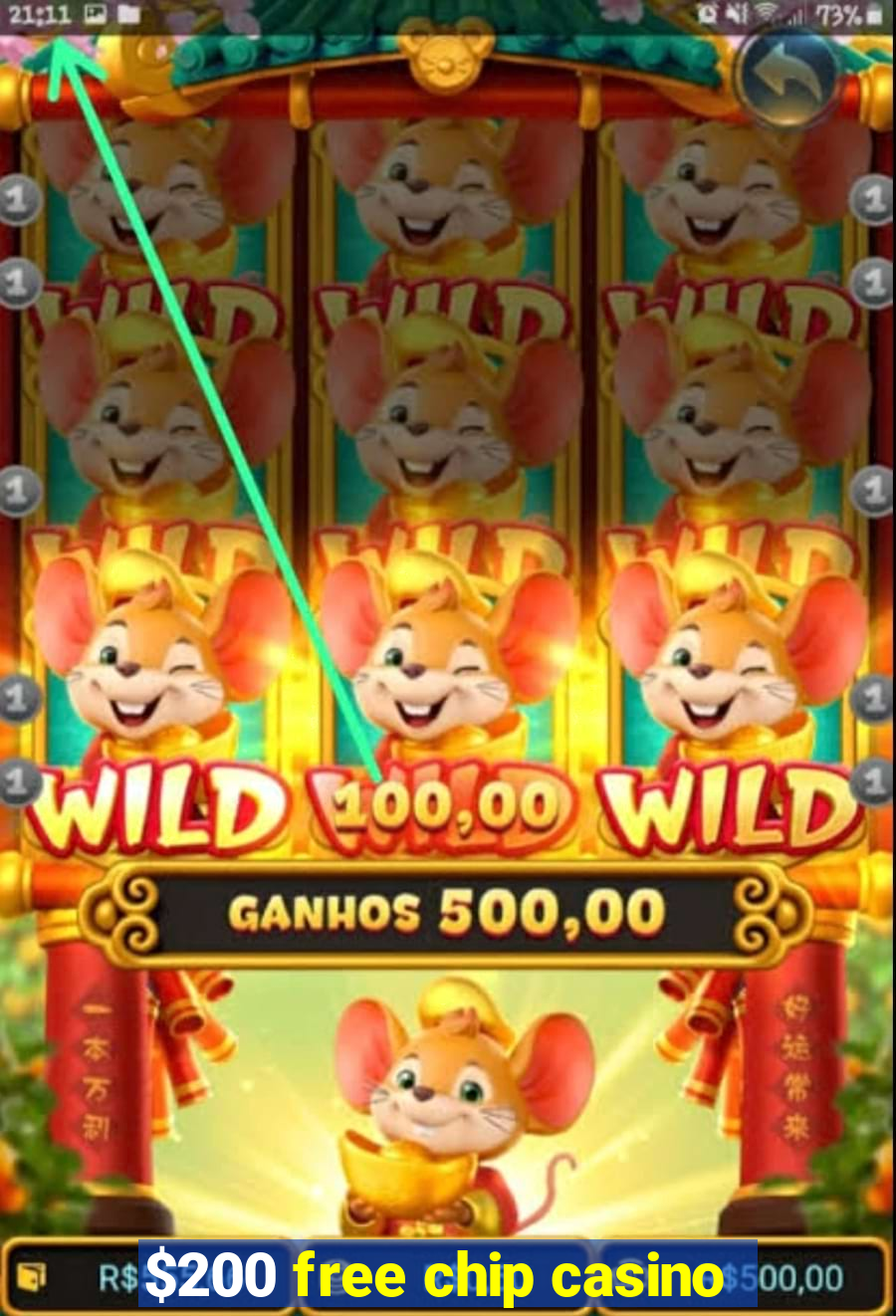 $200 free chip casino