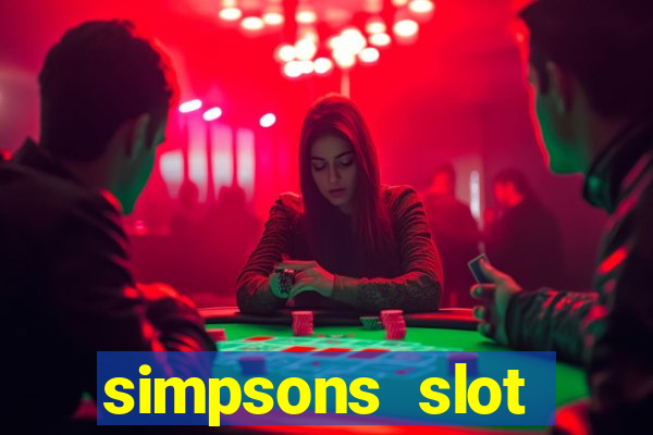 simpsons slot machine locations