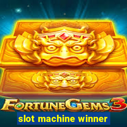 slot machine winner