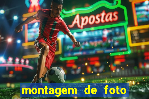 montagem de foto com simbolo do flamengo