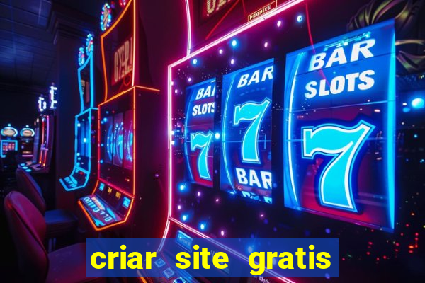 criar site gratis de jogos