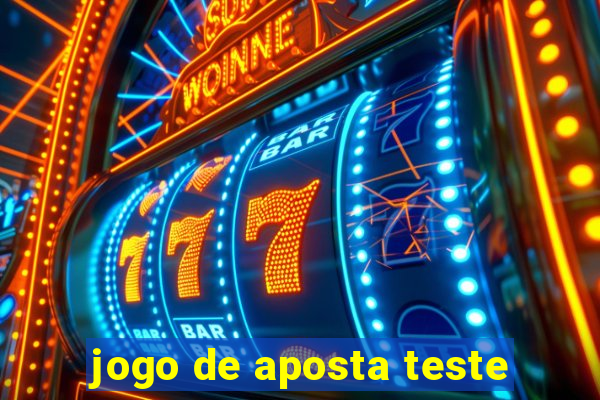 jogo de aposta teste