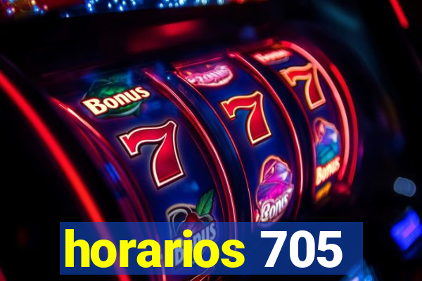 horarios 705