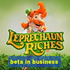 beta in business