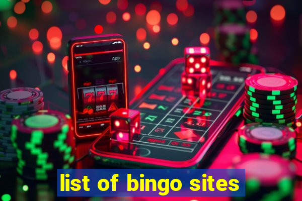 list of bingo sites