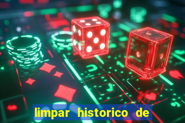 limpar historico de apostas bet365