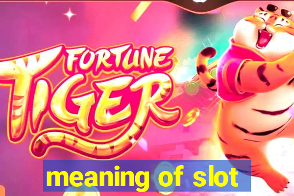 meaning of slot