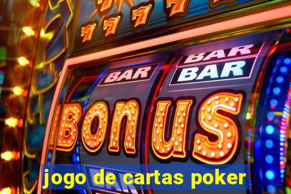 jogo de cartas poker