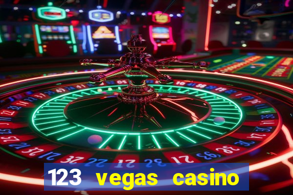 123 vegas casino login page