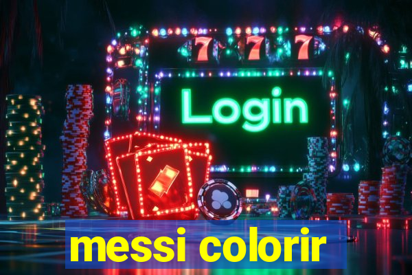 messi colorir