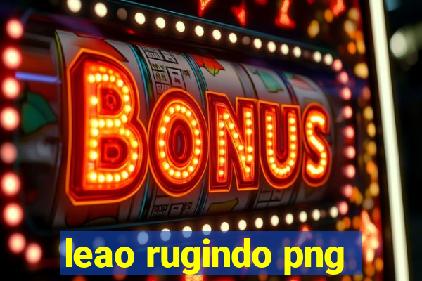 leao rugindo png