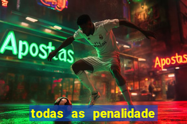 todas as penalidade do corinthians