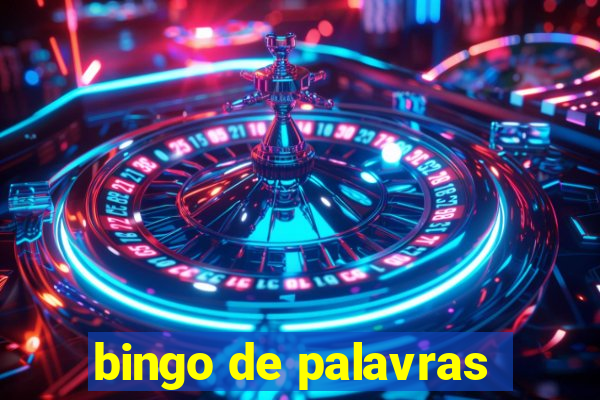 bingo de palavras