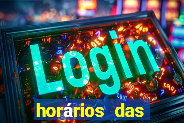 horários das plataformas de jogos