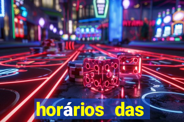 horários das plataformas de jogos