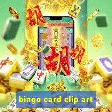 bingo card clip art