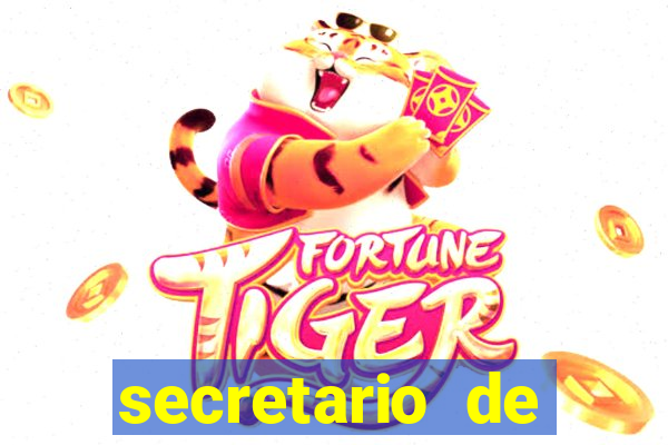 secretario de esporte salario