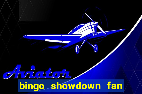 bingo showdown fan page freebies