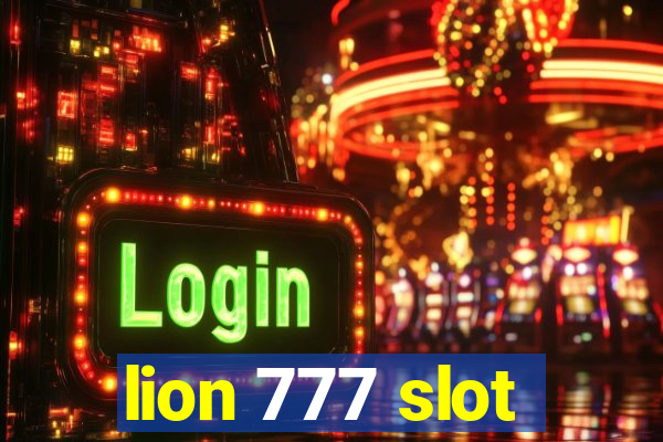 lion 777 slot