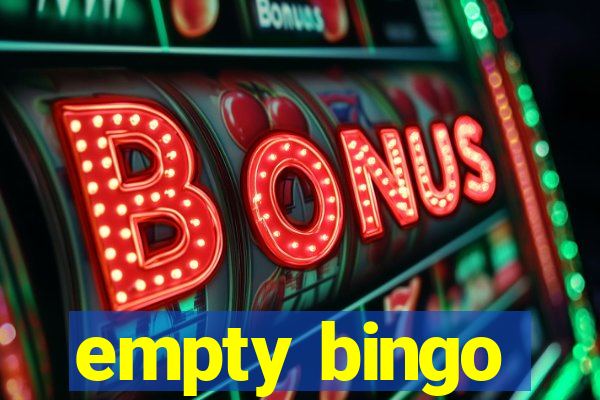 empty bingo