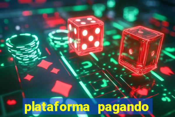 plataforma pagando fortune tiger