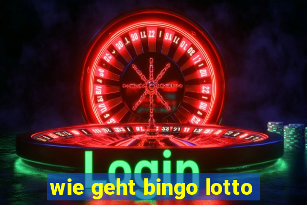 wie geht bingo lotto