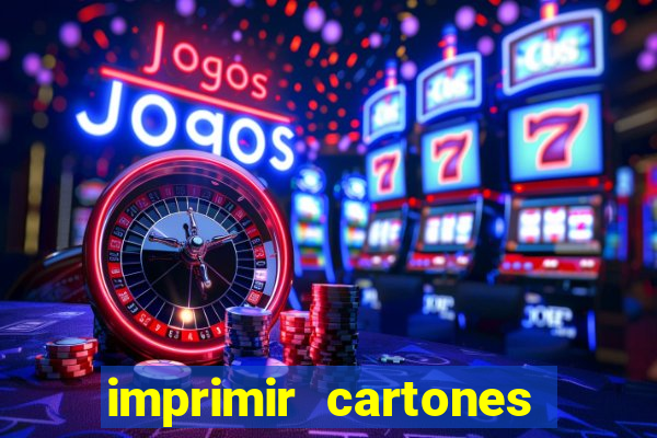 imprimir cartones de bingo